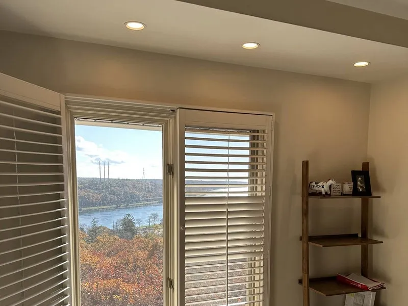 Recessed lighting in a finished room